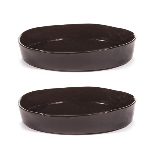 Serax La Mère dyp tallerken S Ø20 cm 2pakn. Dark brown