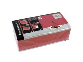 Serviett Fasana 33X33 Cm 3-Lags Bordeaux 4 Pk X 250 Stk