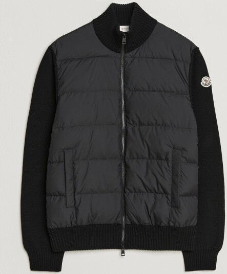 Moncler Padded Hybrid Jacket Black