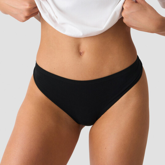 Smooth Seamless Stringtruse 2 pack Svart X small