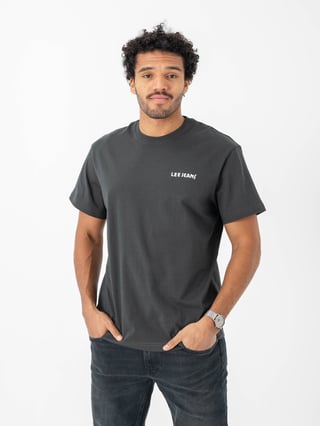 Lee Relaxed Graphic Tee Grå M Lee Relaxed Graphic Tee Grå M