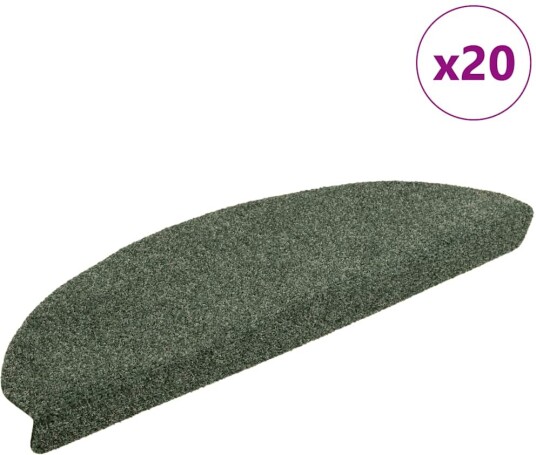 Selvklebende trappematter 20 stk grønn 65x21x4 cm