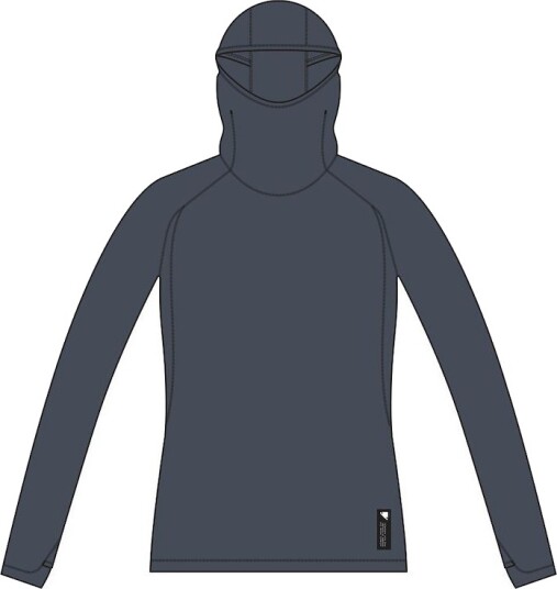 Endura Alltrack Roam Scuba hoddie carbon grey dame