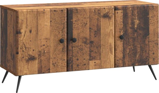 TV skap Gammelt tre 99 x 34,5 x 50 cm Konstruert tre TV skap Gammelt tre 99 x 34,5 x 50 cm Konstruert tre
