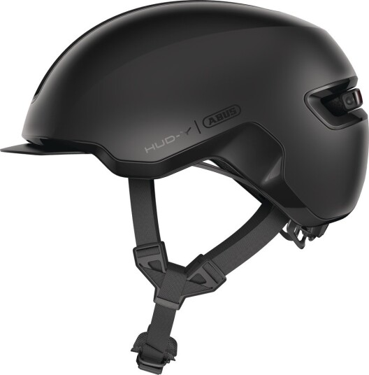ABUS HUD Y sykkelhjelm LED velvet black ABUS HUD Y sykkelhjelm LED velvet black