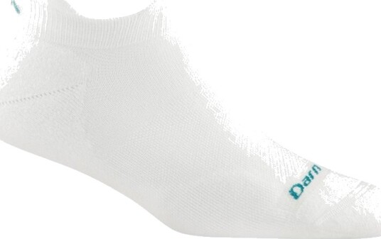Darn Tough Run No Show Tab Ultra Lightweight with C White