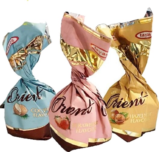1 kg Orient Truffles Assorted Trøffelsjokolader med 3 Forskjellige Fyll