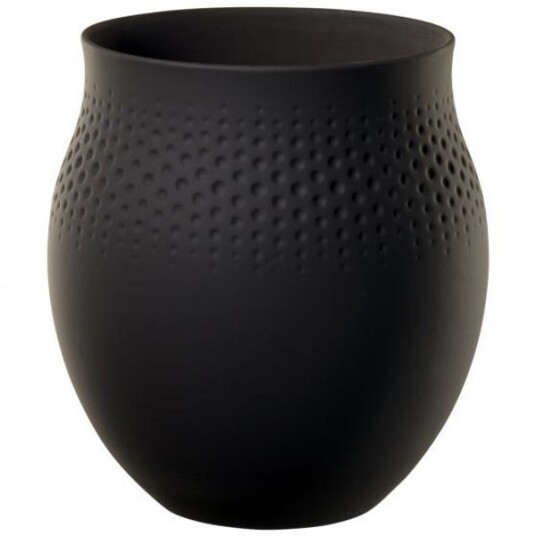 Villeroy & Boch Collier Noir Perle vase stor Villeroy & Boch Collier Noir Perle vase stor
