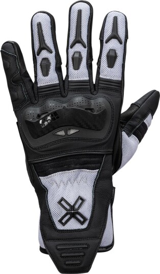 MC-Hansker iXS Rapid Air 1.0 Dame Svart /LysGrå XL