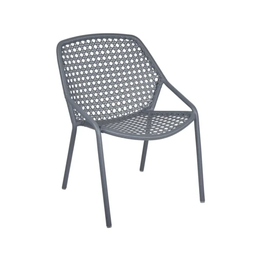Fermob Croisette stol med armlener Storm grey Fermob Croisette stol med armlener Storm grey