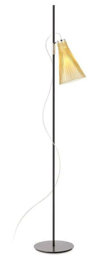 Kartell K-Lux Gulvlampe Black/Straw Yellow Kartell K-Lux Gulvlampe Black/Straw Yellow