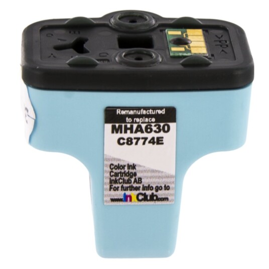 inkClub MHA630 Blekkpatron, erstatter HP 363, lys cyan, 220 sider (11,4 ml)