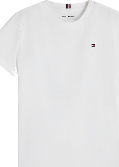 Tommy Hilfiger T-skjorte - Team Tommy - Hvit - Tommy Hilfiger - 12 år (152) - T-skjorte