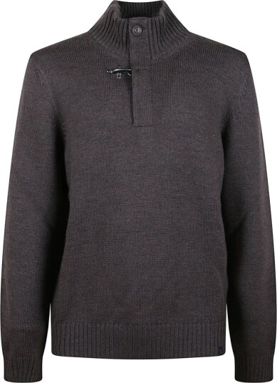 Fay Herre Strikkevarer Brun 2XL,