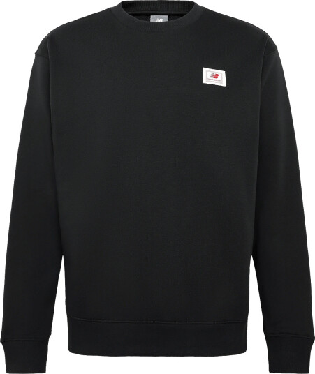 New Balance Woven Label Crew Black XL