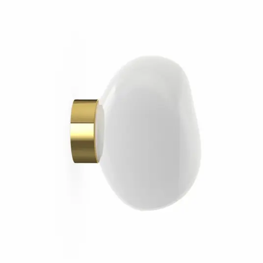 Tom Dixon Melt Surface LED vegglampe Mini Opal/Gull Tom Dixon Melt Surface LED vegglampe Mini Opal/Gull