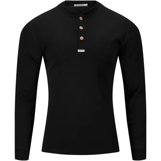 Aclima WarmWool Granddad , M's Jet Black (#131313 ) Herre XXL Aclima WarmWool Granddad , M's Jet Black (#131313 ) Herre XXL