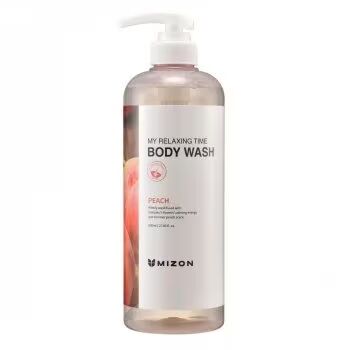 Mizon My Relaxing Time Body Wash Lovely Peach 800 ml