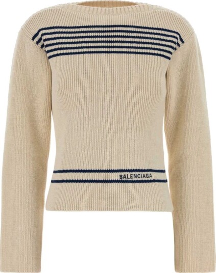 Balenciaga Dame Strikkevarer Beige S,