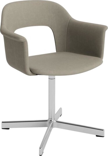 Hay Layout 234 Spisestol med Armlener og Svingbar Naveli 133/ Aluminium