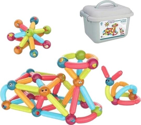 Woopie Pedagogiske Magnetiske Byggesett 76 Deler