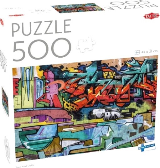 Tactic Puzzle Lovers Street Art Of Graffiti 500 Pcs Puzzle