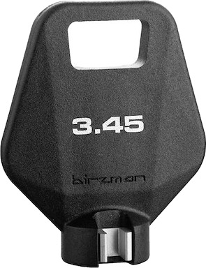 Birzman 2-veis nippelnøkkel 3.45 mm svart Birzman 2-veis nippelnøkkel 3.45 mm svart