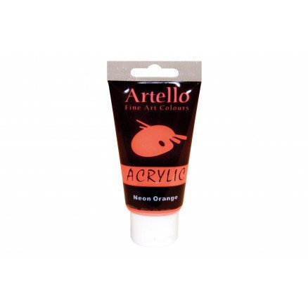 Artello Akrylmaling Kunstnerfarge Neon oransje 75ml