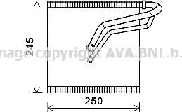 Fordamper, klimaanlegg PRASCO VNV387