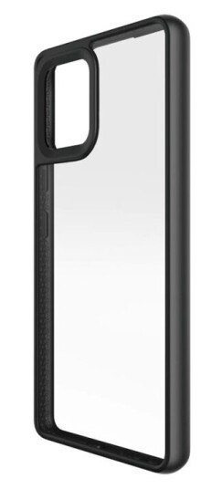 Panzerglass Clearcase - Black Edition - Baksidedeksel For Mobiltelefon - Plastikk, Herdet Glass - Svart, Blank - For Samsung Galaxy A72