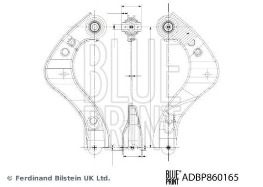 Bærearm, hjuloppheng BLUE PRINT ADBP860165