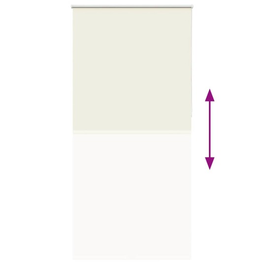 Rullegardin lystette 90x230 cm stoff bredde 85,7 cm polyester 8721158328120