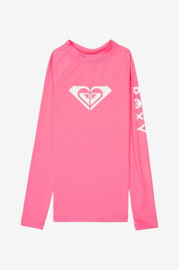 Roxy   Svømmeoverdel Whole Hearted LS   Rosa