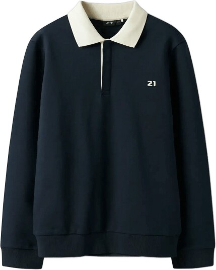 LMTD Nlmros Ls Polo Sweat Navy 122 128