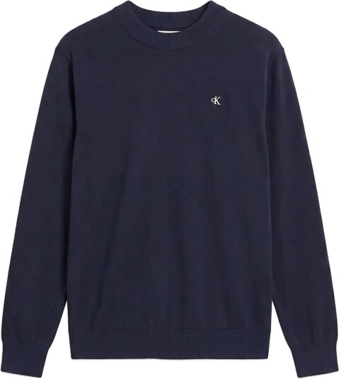 Calvin Klein Jeans Ls Eu Clsc Cttn Crwnk Swtr 12Gg Navy S