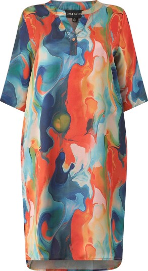 NO. 1 BY OX Kjole Tunic Dress Flerfarget NO. 1 BY OX Kjole Tunic Dress Flerfarget