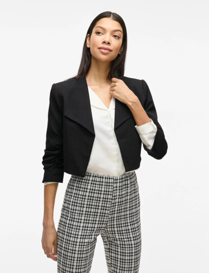 Vila Viher Bin Cropped Blazer Noos Black 38