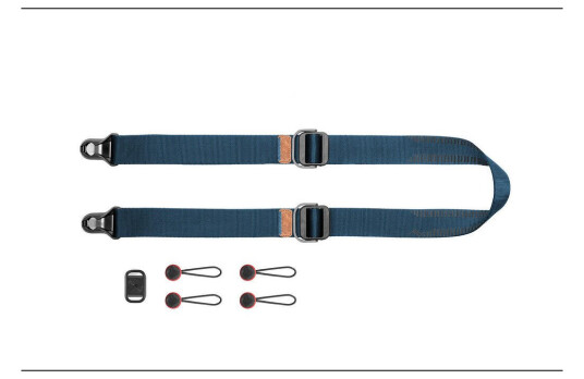 Peak Design Slide Lite Midnight Blue Nakkerem Medium Blå Peak Design Slide Lite Midnight Blue Nakkerem Medium Blå