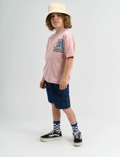 The New Tnsnack Os S_S Tee Pink 134/140 The New Tnsnack Os S_S Tee Pink 134/140