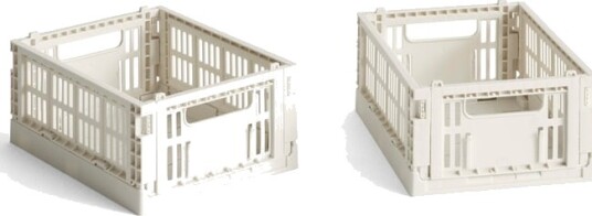 Hay Colour Crate Mini 13x17 cm 2 pakning Off white Hay Colour Crate Mini 13x17 cm 2 pakning Off white