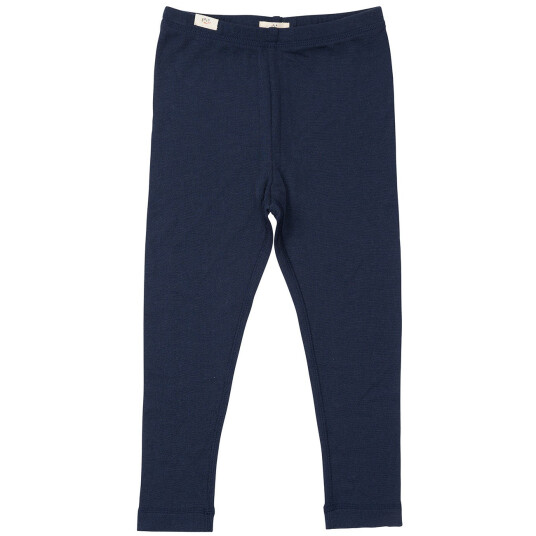 COPENHAGEN COLORS Navy Merino Light Strikkede Leggings 50