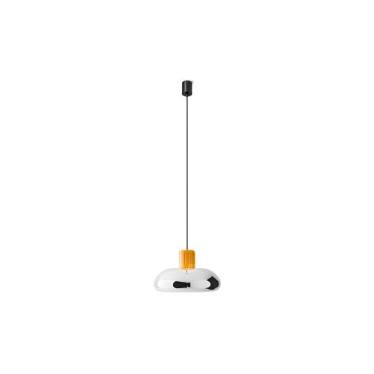 Stilnovo Trepiù Taklampe Gul/ Krom