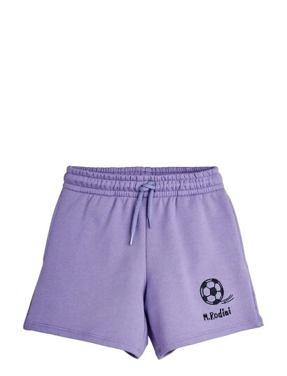 Mini Rodini Football Emb Sweatshorts Purple 140/146