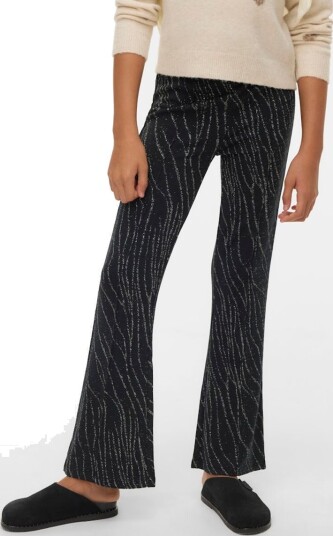 Vero Moda Girl Vmnita Hw Flared Pant Jrs Girl Black 152