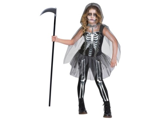 Boland Traciks Skeleton Reaper Girl Kostume AM9903437