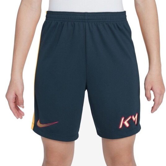 Nike Treningsshorts Dri FIT Academy 23 Mbappé Personal Edition   Armory Navy/Laser Oransje Barn størrelse S: 128 137 cm