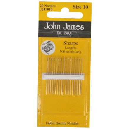 John James synåler størrelse 10   20 stk.