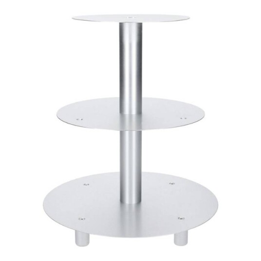 Kakestativ i Aluminium 3 Etasjer H38cm 