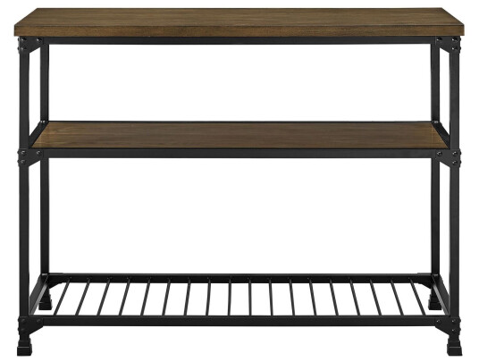 Cassy Konsollbord 121,9 cm Svart/Mørkebrun Dorel Home