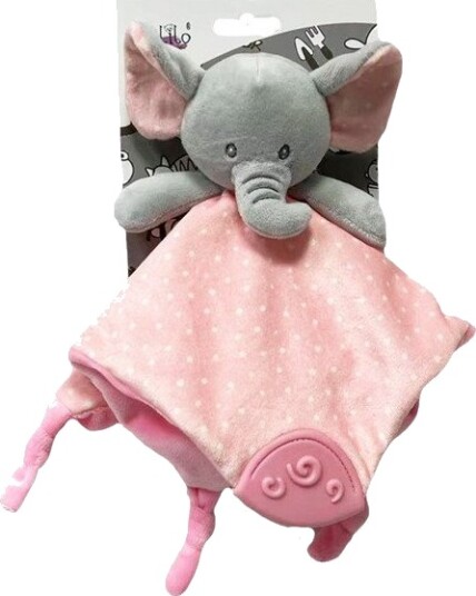 Tulilo Milus Elefant Kosedyr 25 cm Rosa